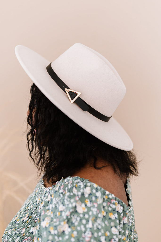 Fame Love Triangle Fedora - Belle Donne Clothing & Accessories