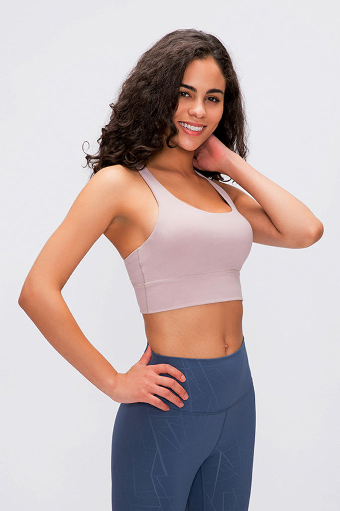 Double X Sports Bra - Basic Colors - Belle Donne Clothing & Accessories