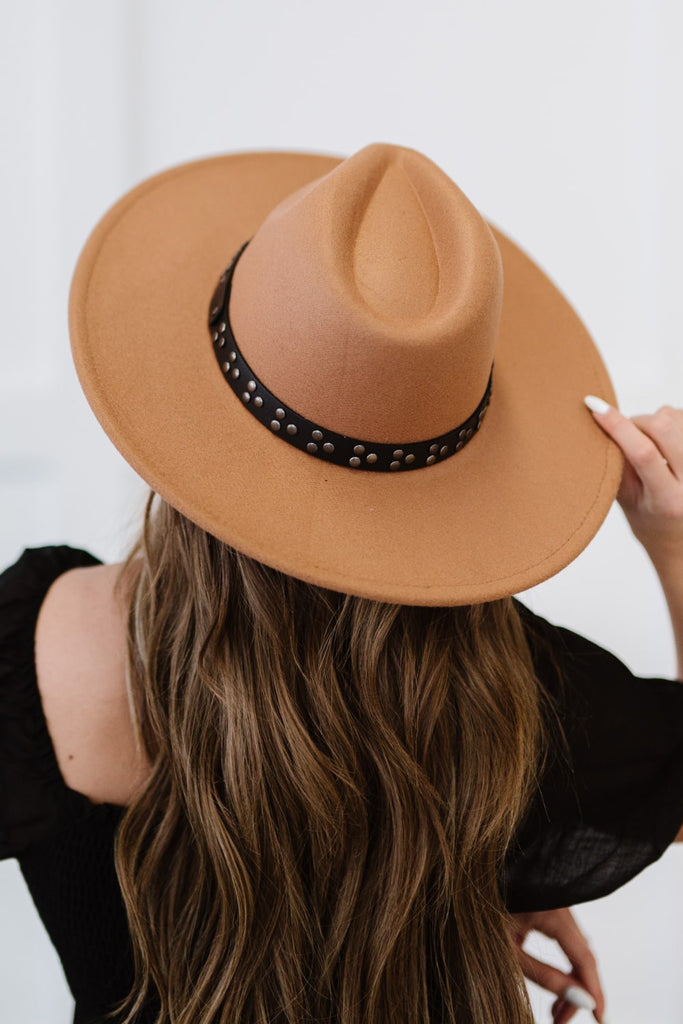 Fame Take a Stroll Studded Fedora - Belle Donne Clothing & Accessories