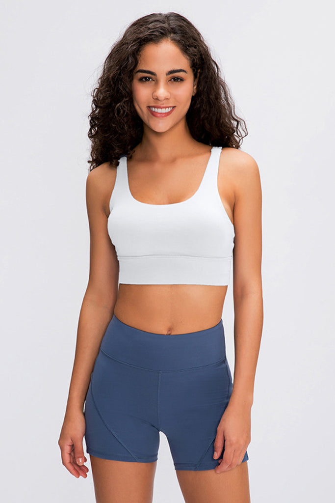 Double X Sports Bra - Basic Colors - Belle Donne Clothing & Accessories