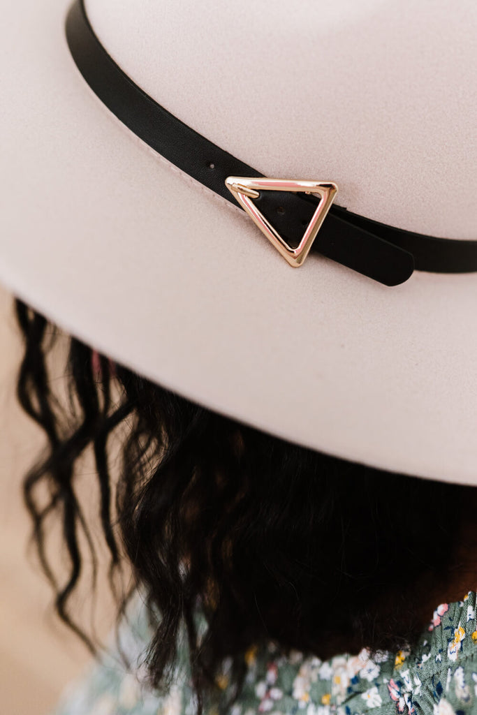 Fame Love Triangle Fedora - Belle Donne Clothing & Accessories