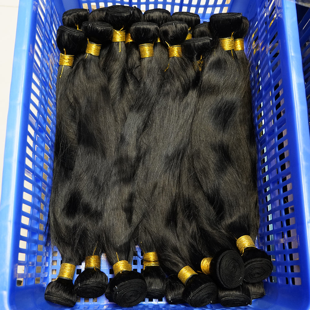 Wholesale Mink Brazilian Human Hair Bundles And Closure Cuticle Aligned Hair Raw Virgin Hair Extension Vendors - Belle Donne Clothing & Accessories