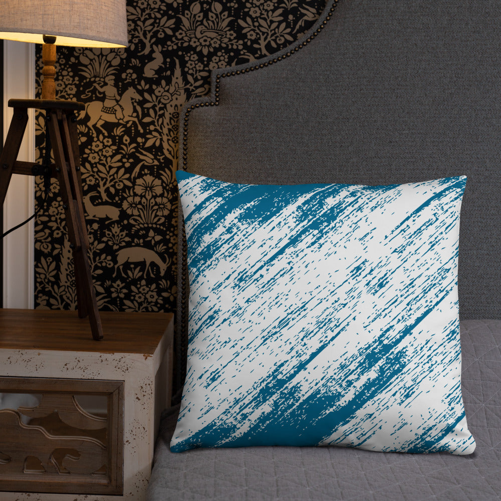 Blue smug Pillow - Belle Donne Clothing & Accessories