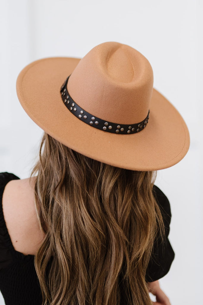 Fame Take a Stroll Studded Fedora - Belle Donne Clothing & Accessories