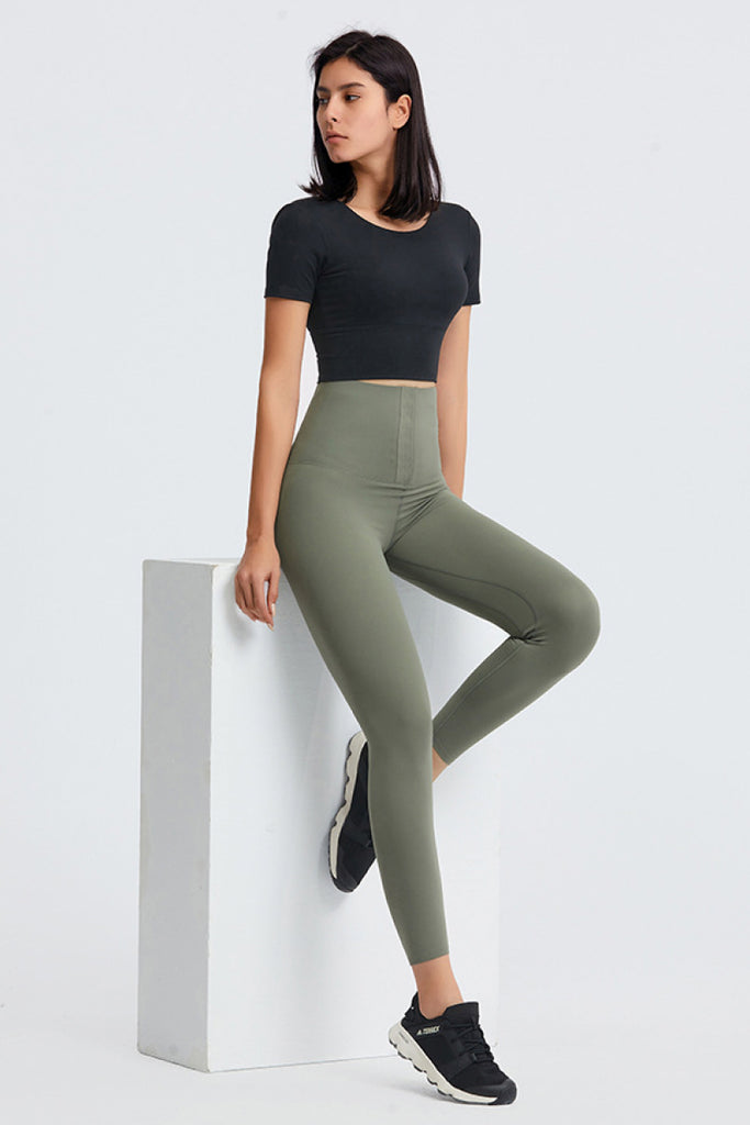 Adjustable Waist Leggings - Belle Donne Clothing & Accessories