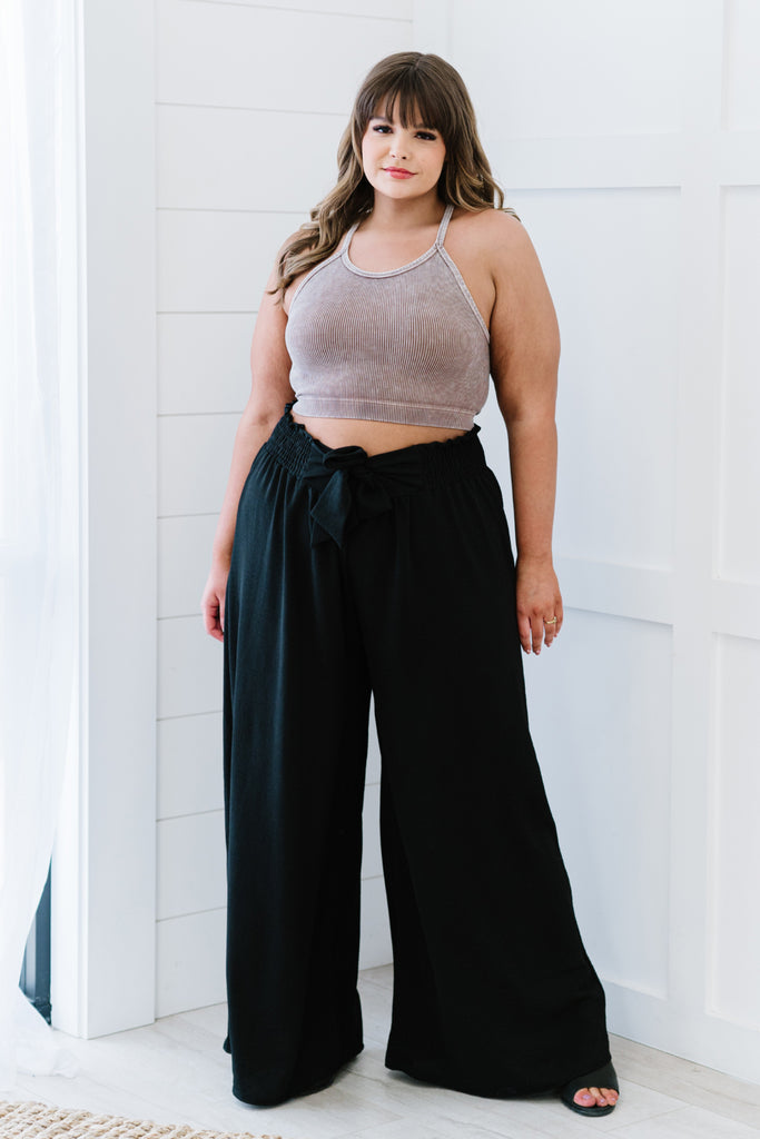 Full Size Wide Leg Pants - Belle Donne Clothing & Accessories