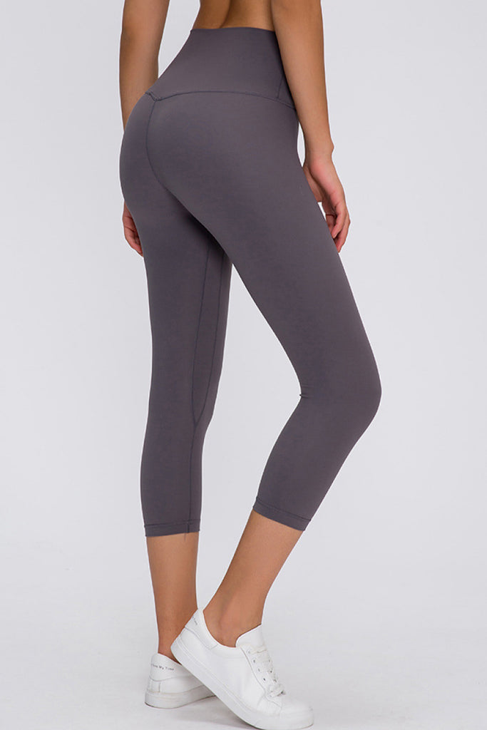 Double Sided Sanded Cropped Running Pants - Belle Donne Clothing & Accessories