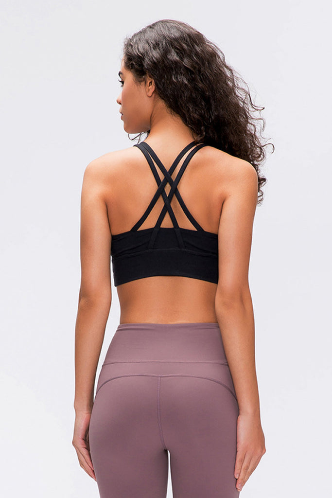 Double X Sports Bra - Basic Colors - Belle Donne Clothing & Accessories