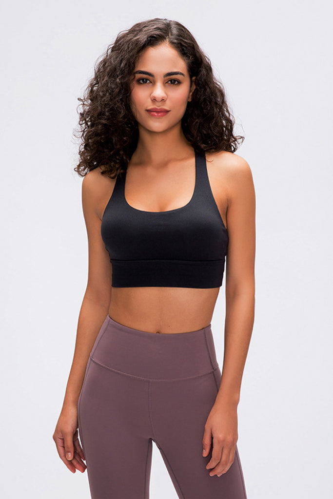 Double X Sports Bra - Basic Colors - Belle Donne Clothing & Accessories